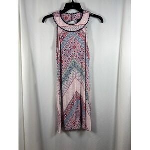 TRIXX CLOTHING COMPANY Women's Size S Geometric Print Sleeveless Mini Dress